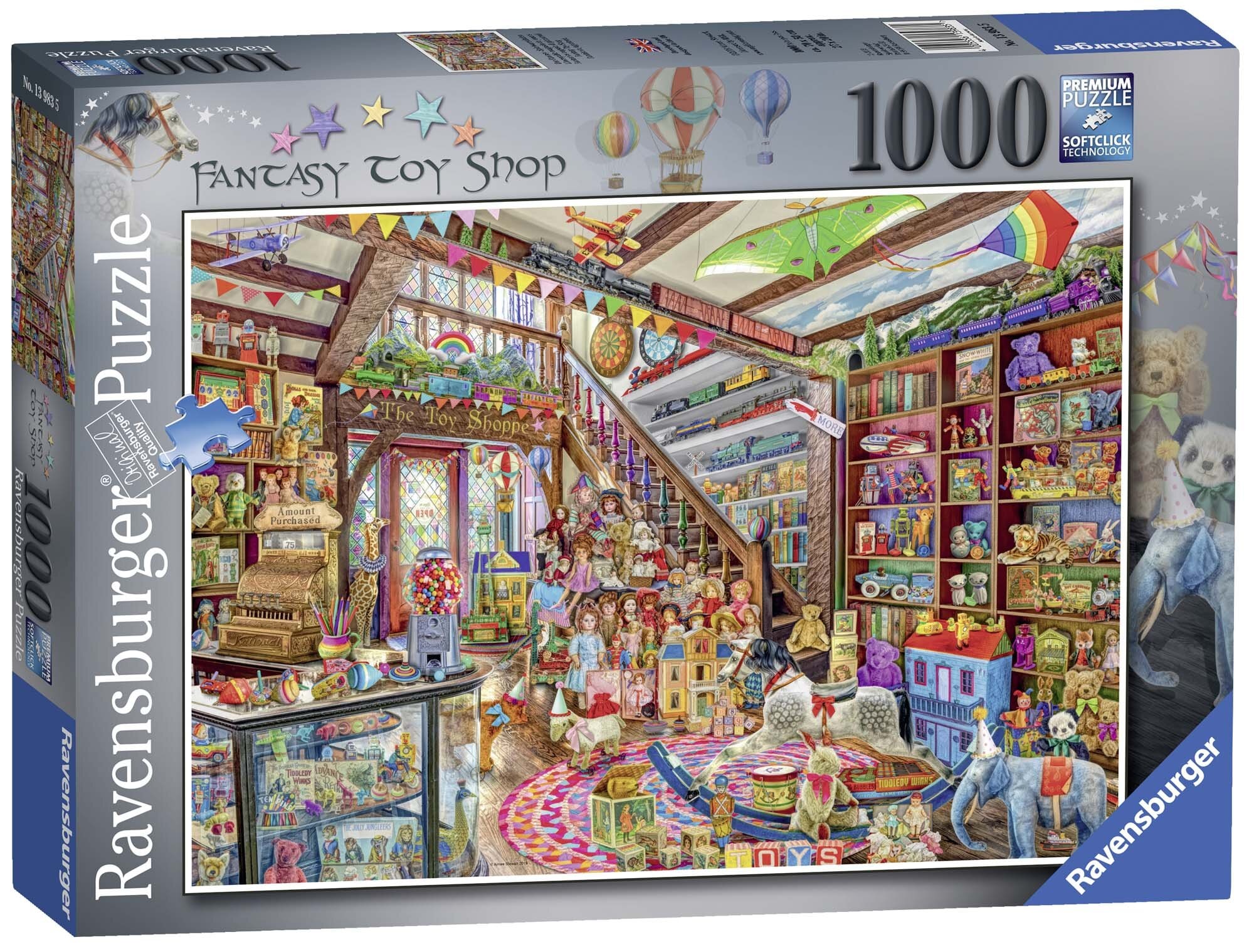 Ravensburger Palapeli, The Fantasy Toy Shop 1000 palaa