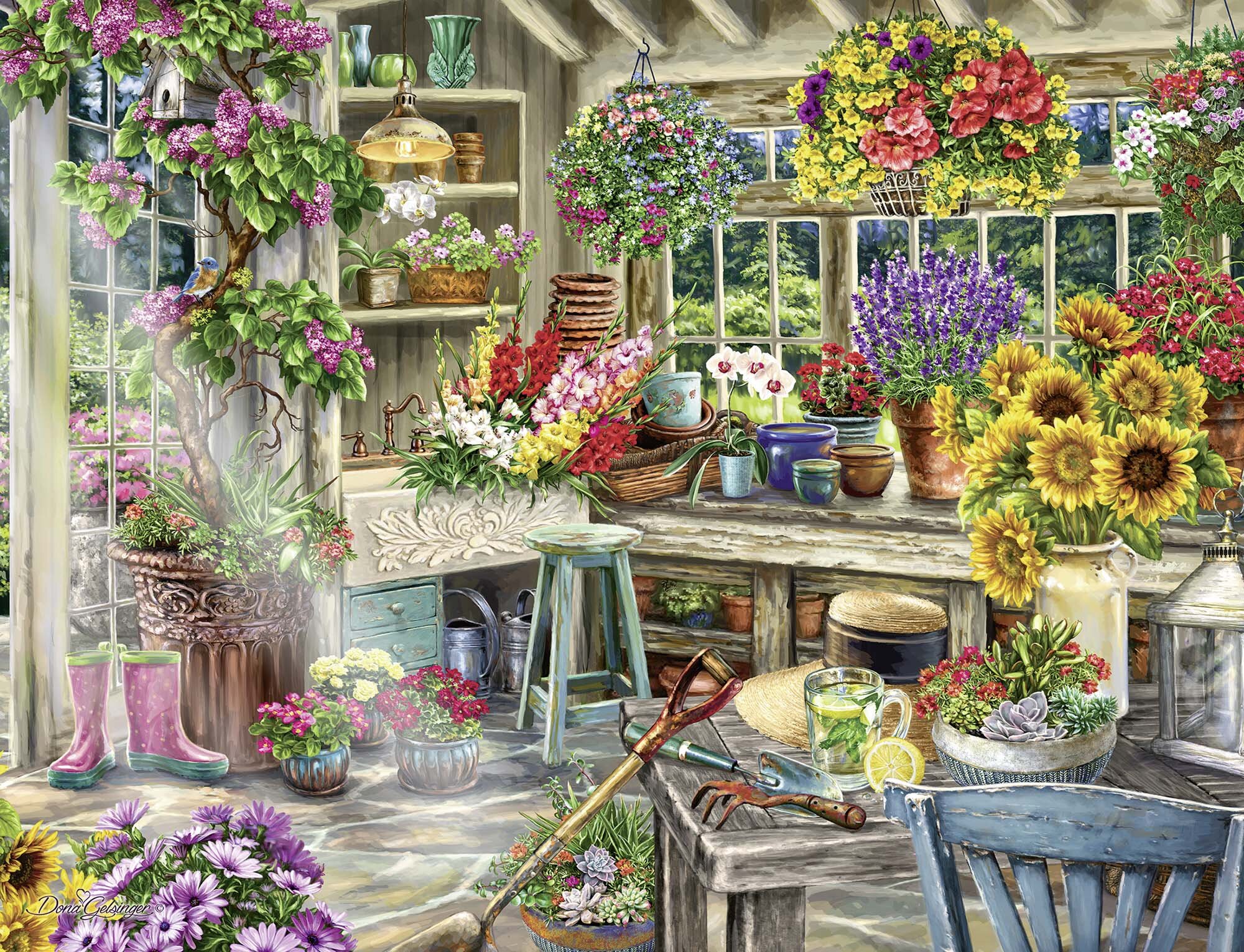 Ravensburger Palapeli, Gardeners Paradise 2000 palaa