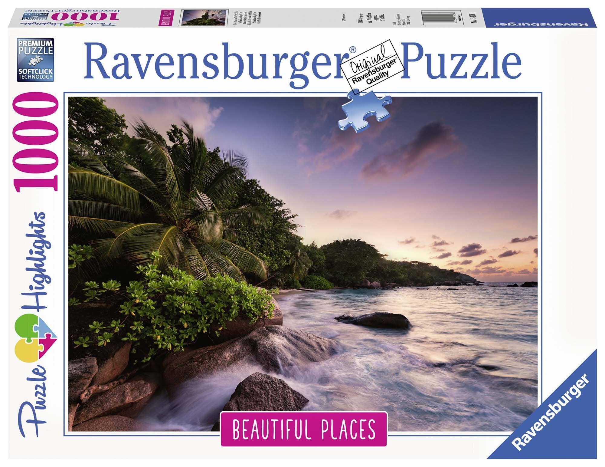 Ravensburger Palapeli, Praslin Island, Seychelles 1000 palaa