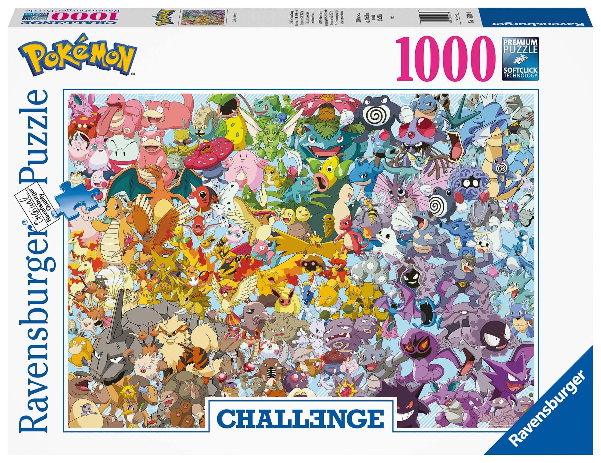 Ravensburger Palapeli, Pokémon Challenge 1000 palaa