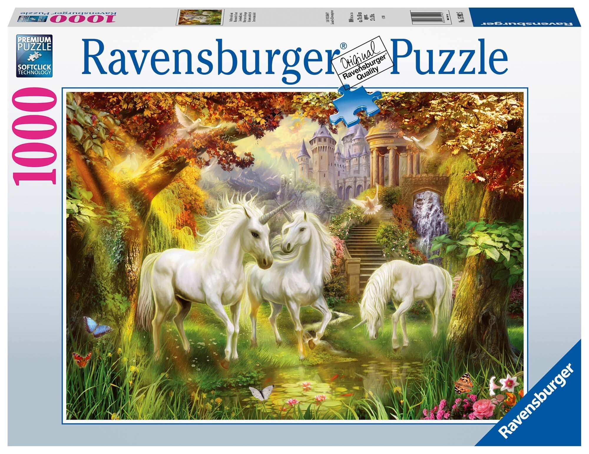 Ravensburger Palapeli, Unicorns in the Forest 1000 palaa