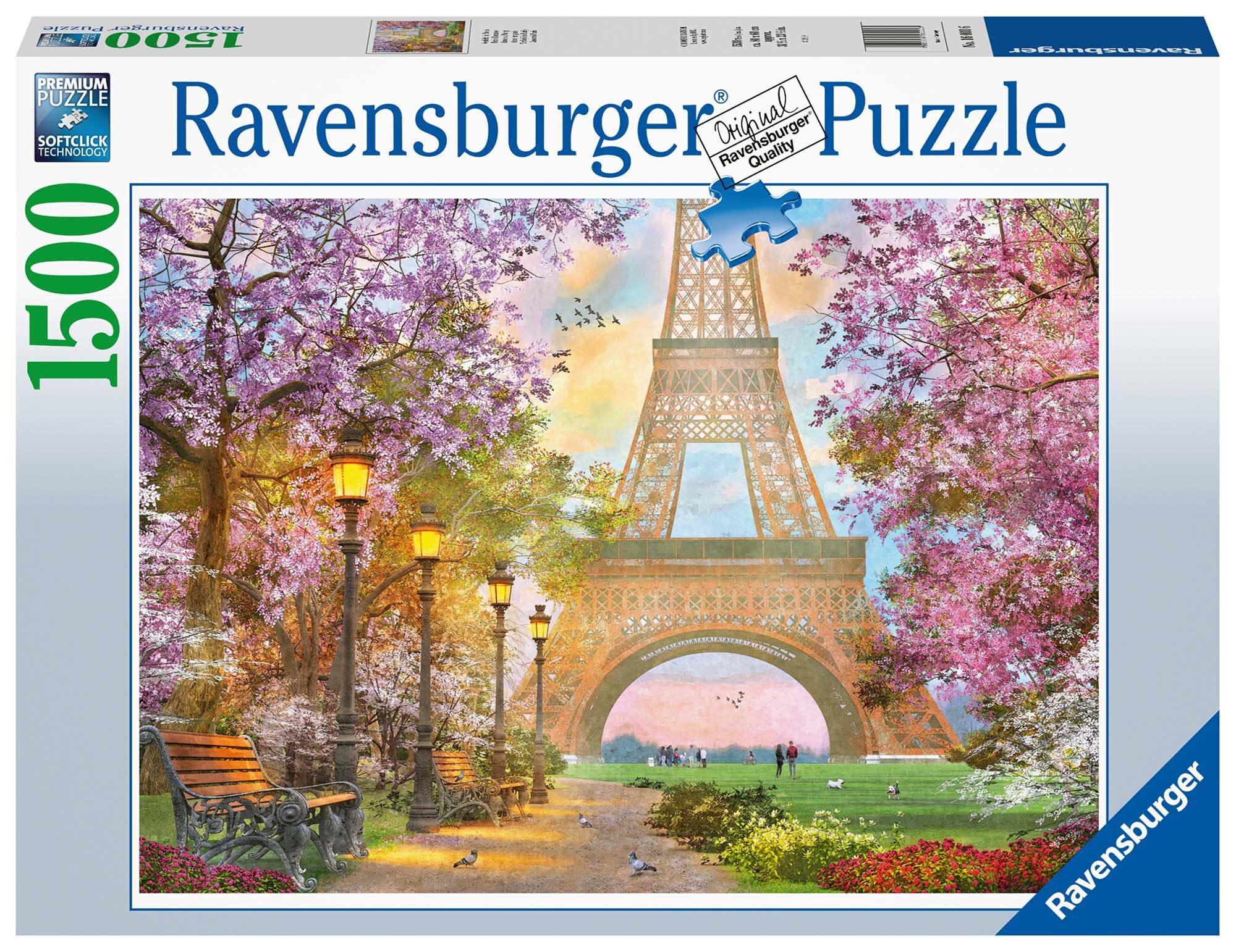 Ravensburger Palapeli, Romantic Paris 1500 palaa