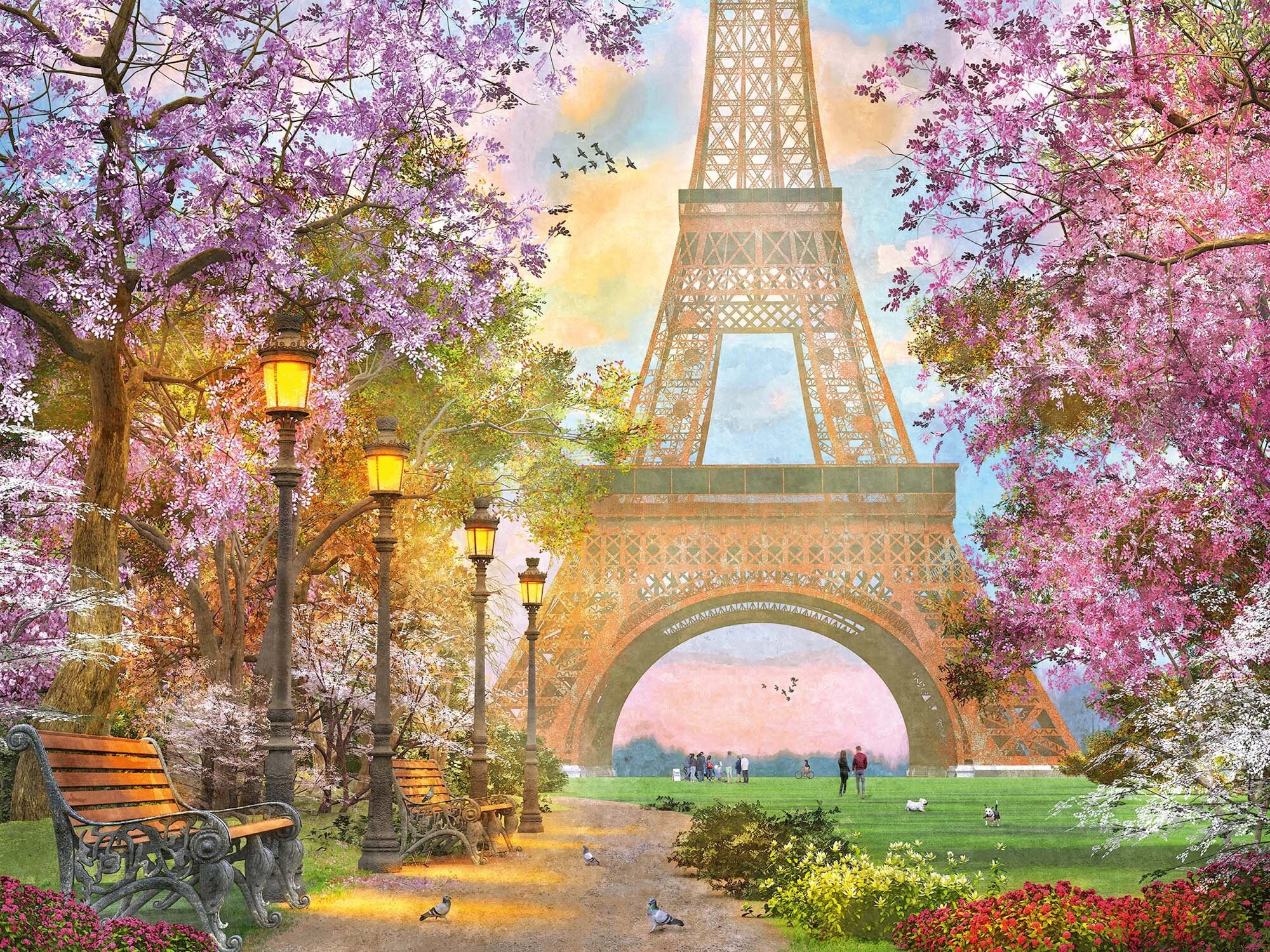 Ravensburger Palapeli, Romantic Paris 1500 palaa