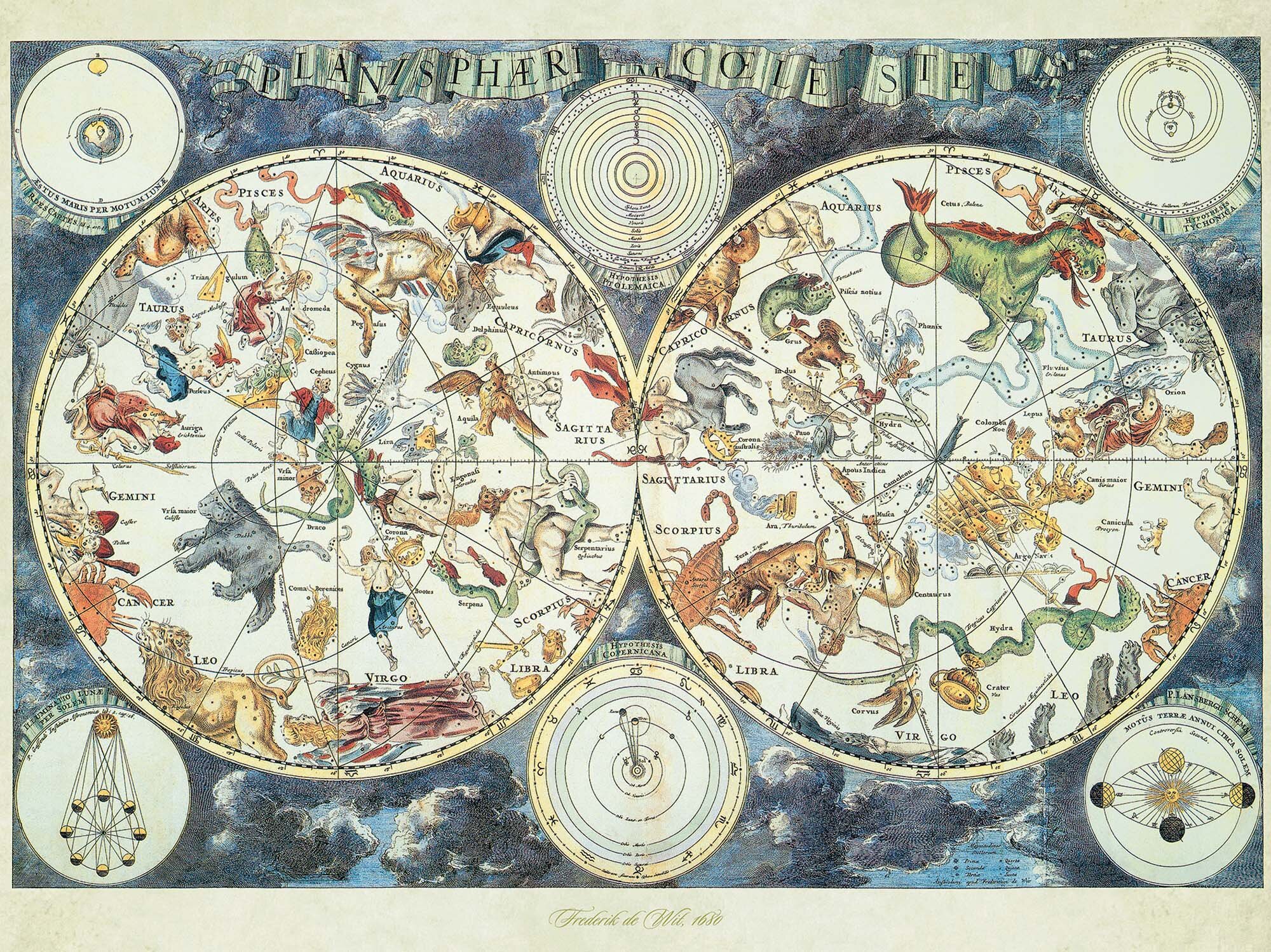 Ravensburger Palapeli, Worldmap of Fantastical Beasts 1500 palaa