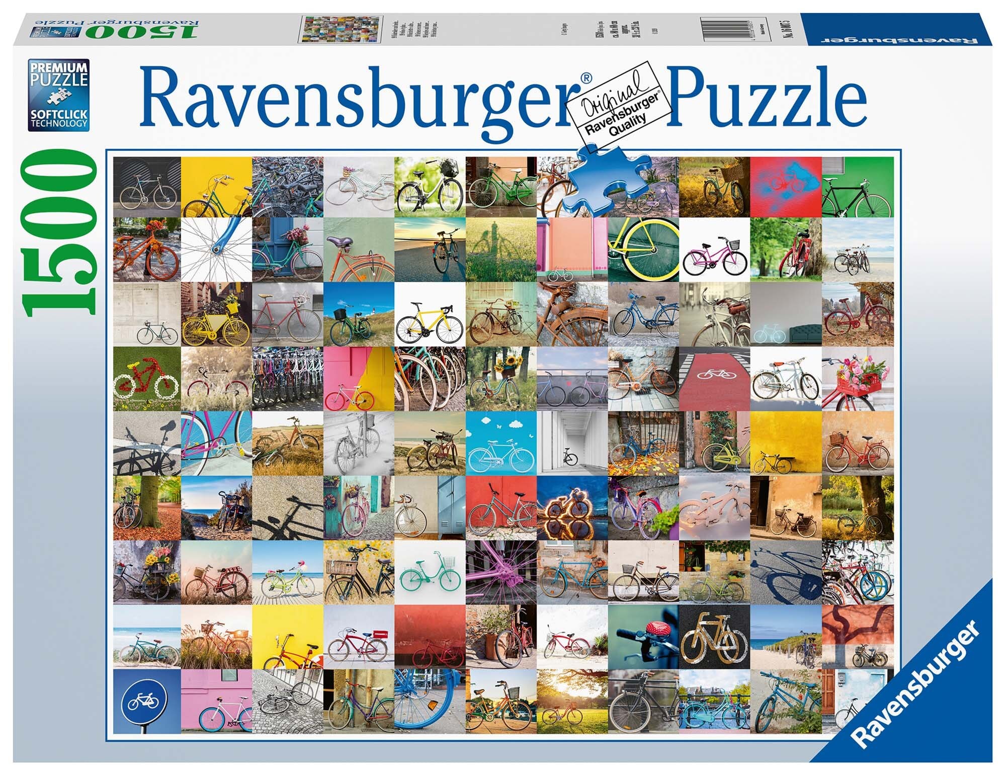 Ravensburger Palapeli, 99 Bicycles and more 1500 palaa