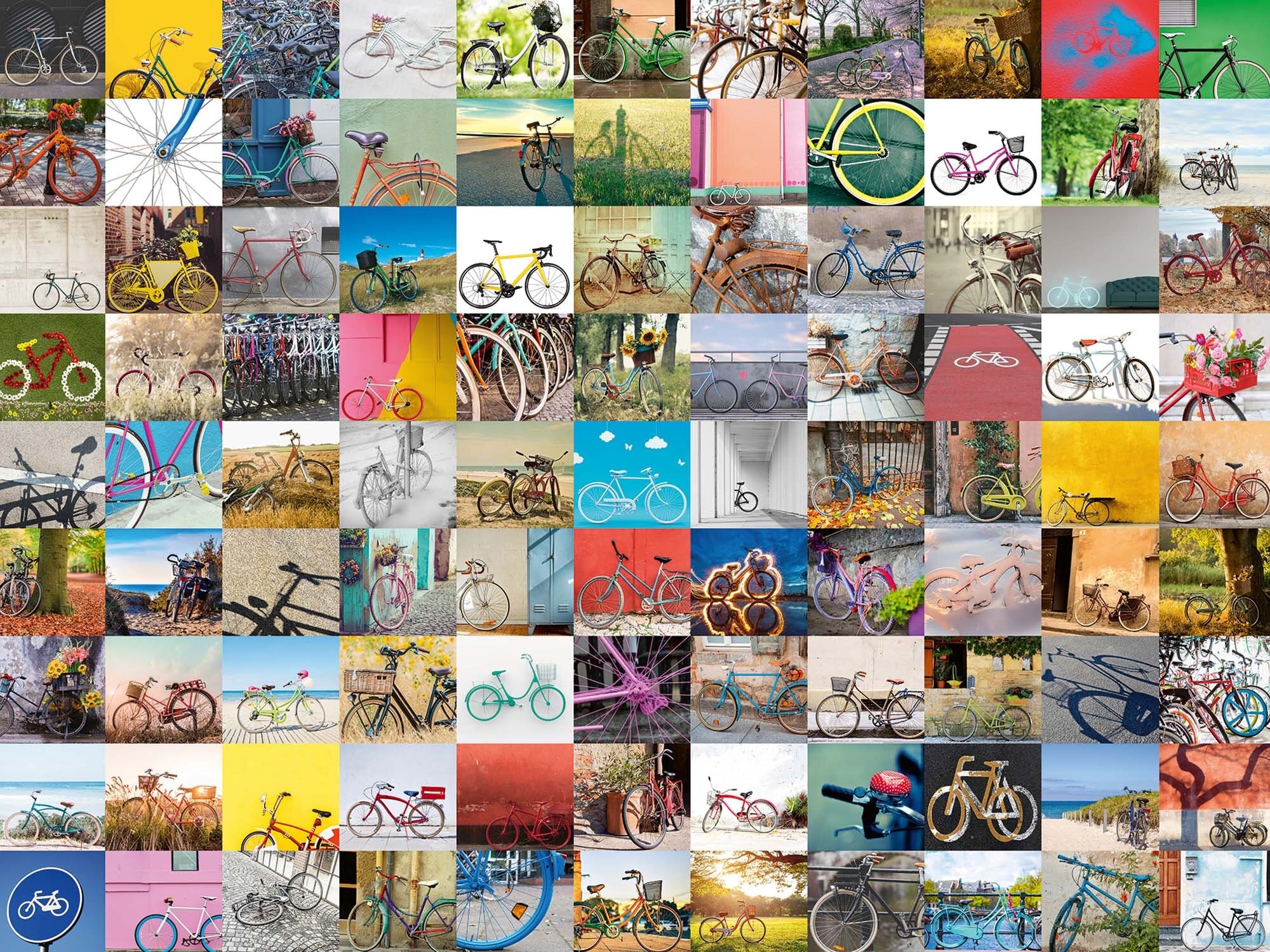 Ravensburger Palapeli, 99 Bicycles and more 1500 palaa