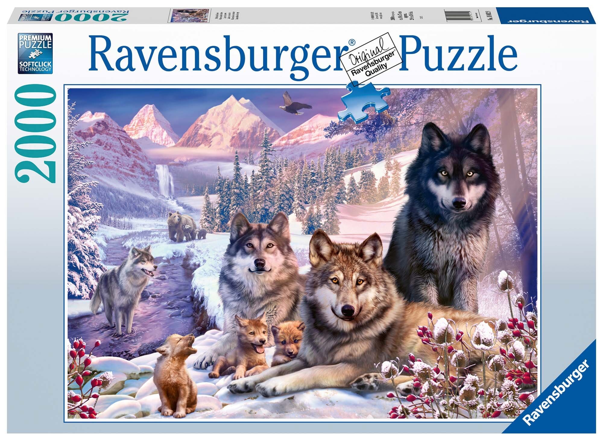 Ravensburger Palapeli, Wolves in the Snow 2000 palaa