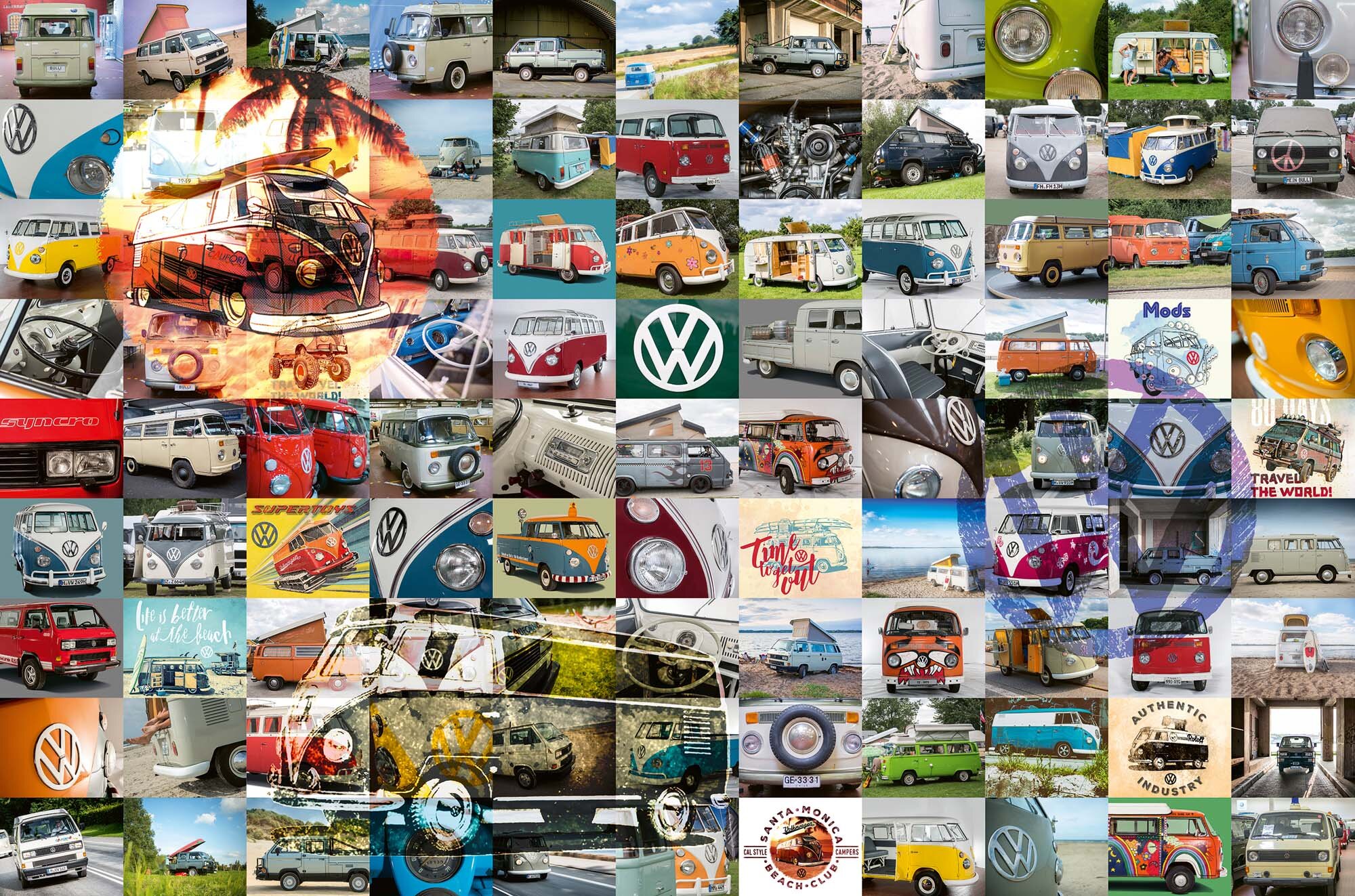 Ravensburger Palapeli, 99 VW Bulli Moments 3000 palaa