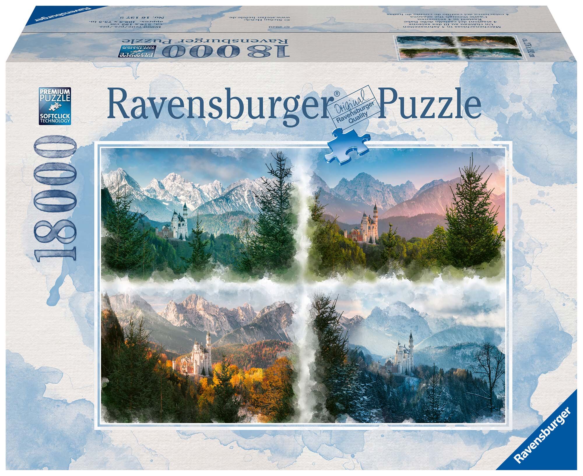 Ravensburger Palapeli, Neuschwanstein Castle 18000 palaa