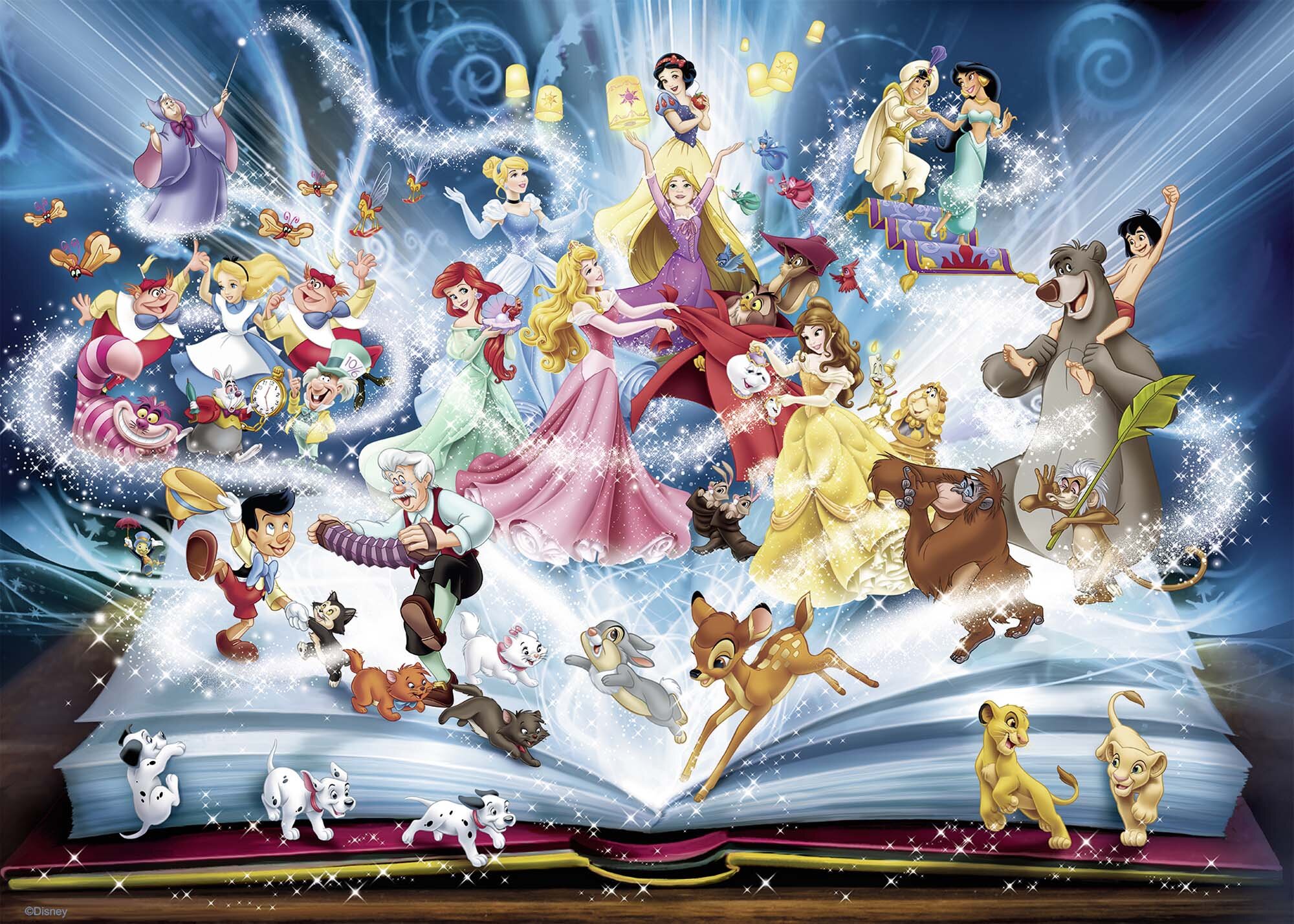 Ravensburger Palapeli, Disneys Magical Storybook  1500 palaa