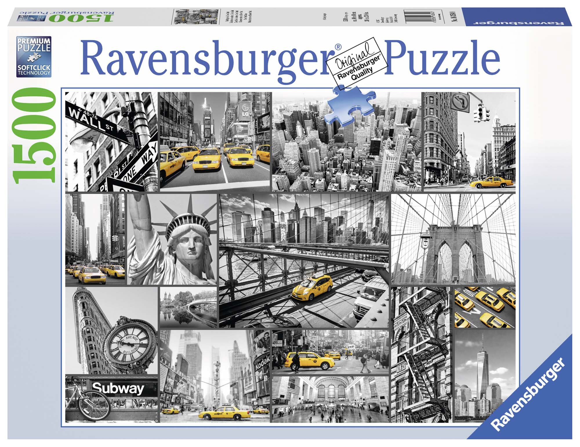 Ravensburger Palapeli, New York Cabs - 1500 palaa