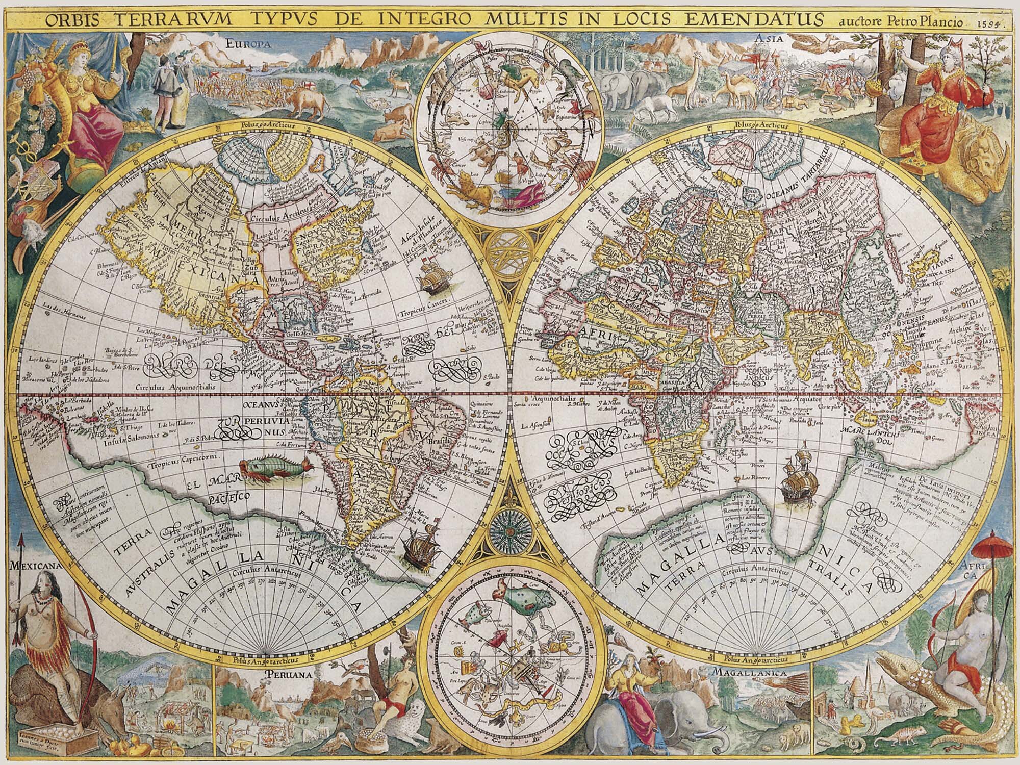 Ravensburger Palapeli, 1594 World Map 1500 palaa