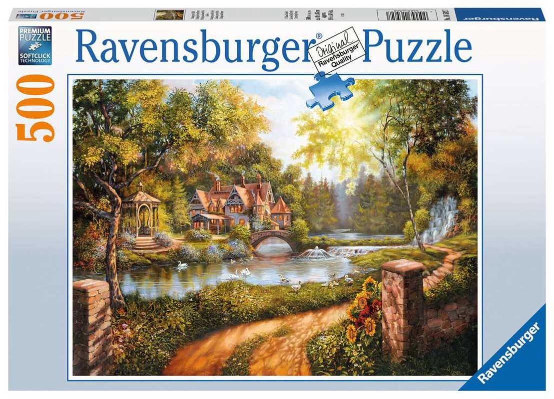Ravensburger Palapeli, Cottage by the River 500 palaa