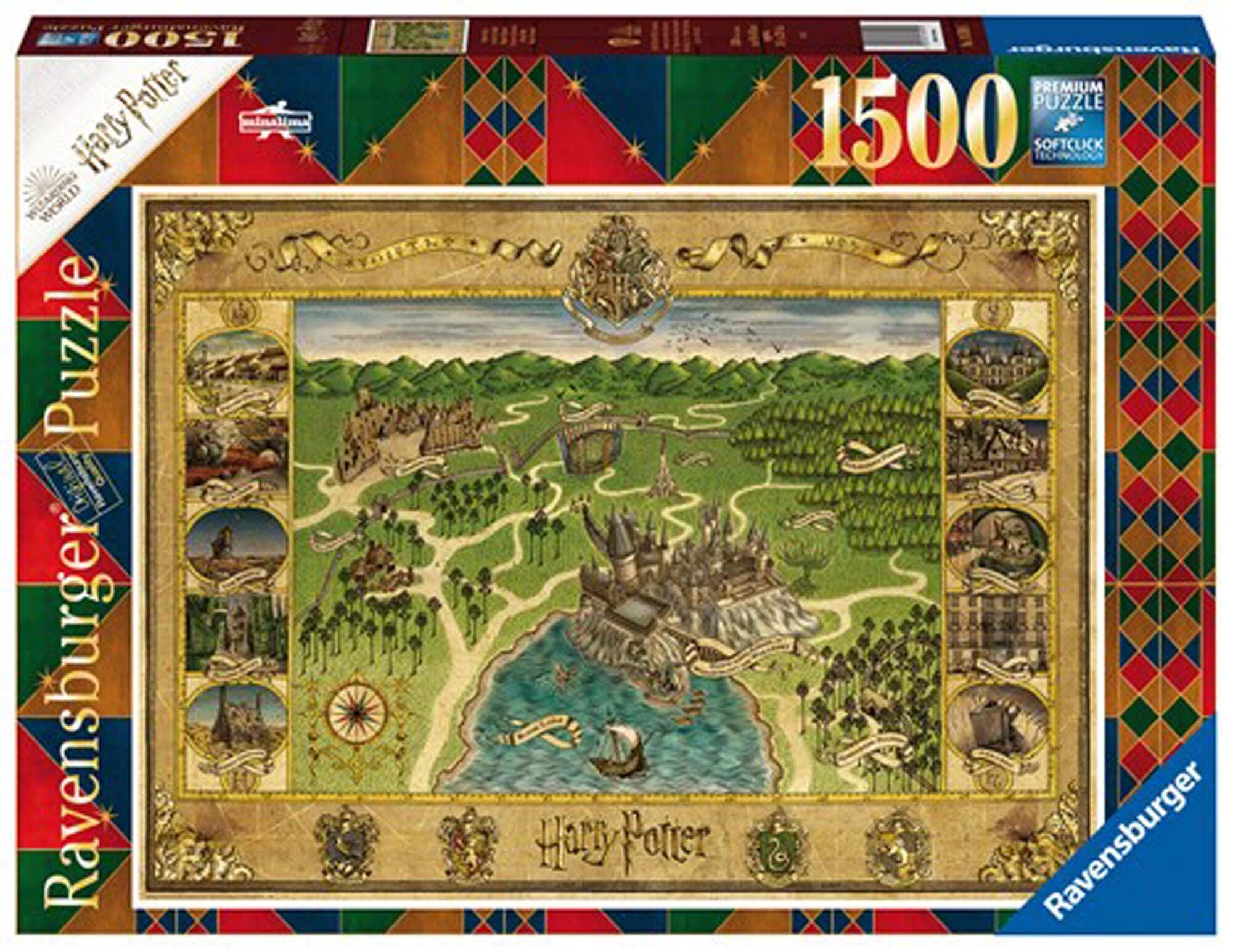 Ravensburger Palapeli, Hogwarts Map 1500 palaa