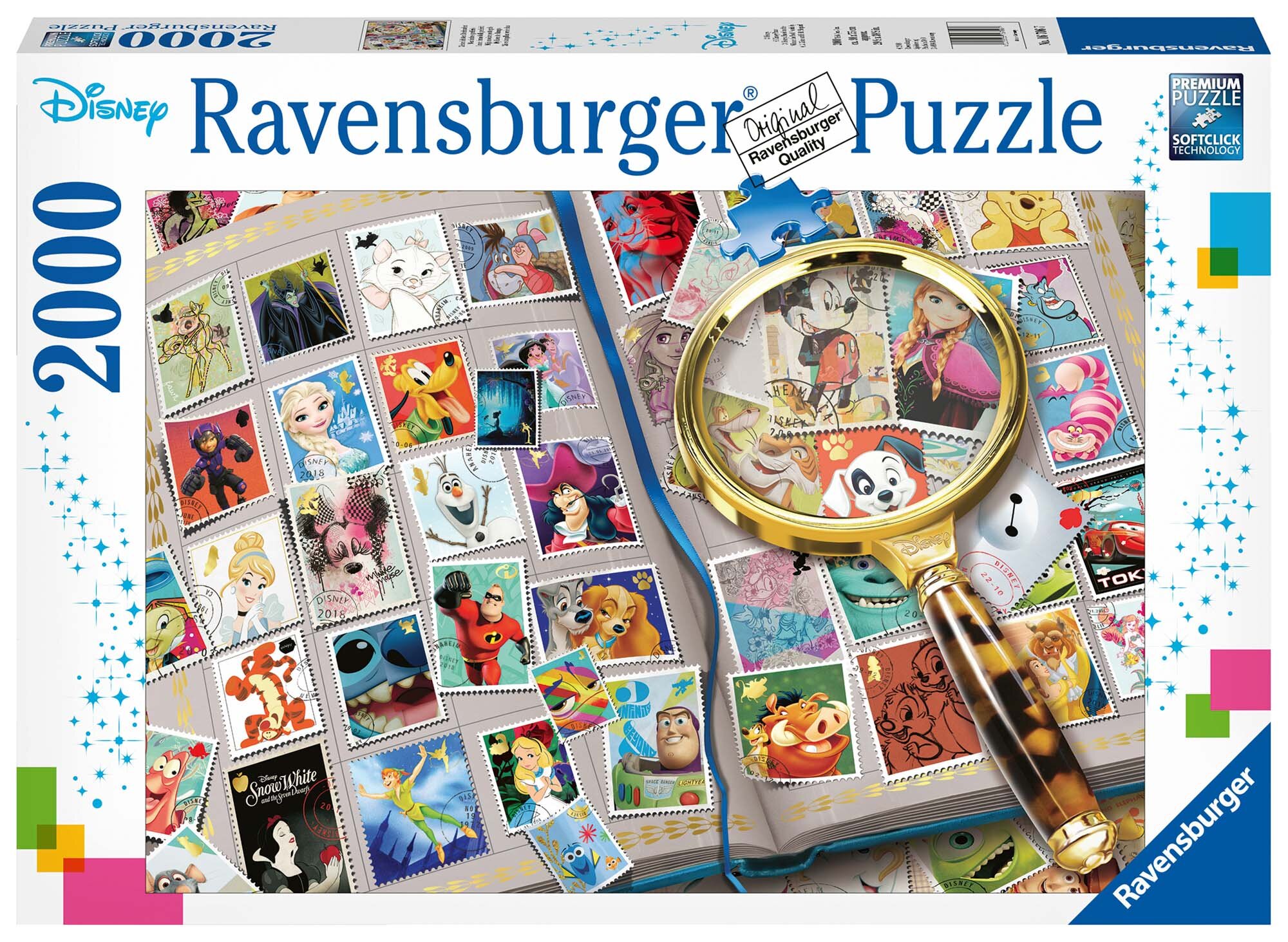Ravensburger Palapeli, Disney Stamps 2000 palaa