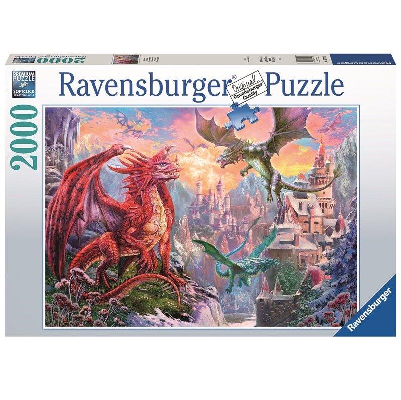 Ravensburger Palapeli, Fantasy Dragon 2000 palaa