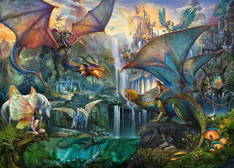 Ravensburger Palapeli, Magical Forest - Dragon 9000 palaa