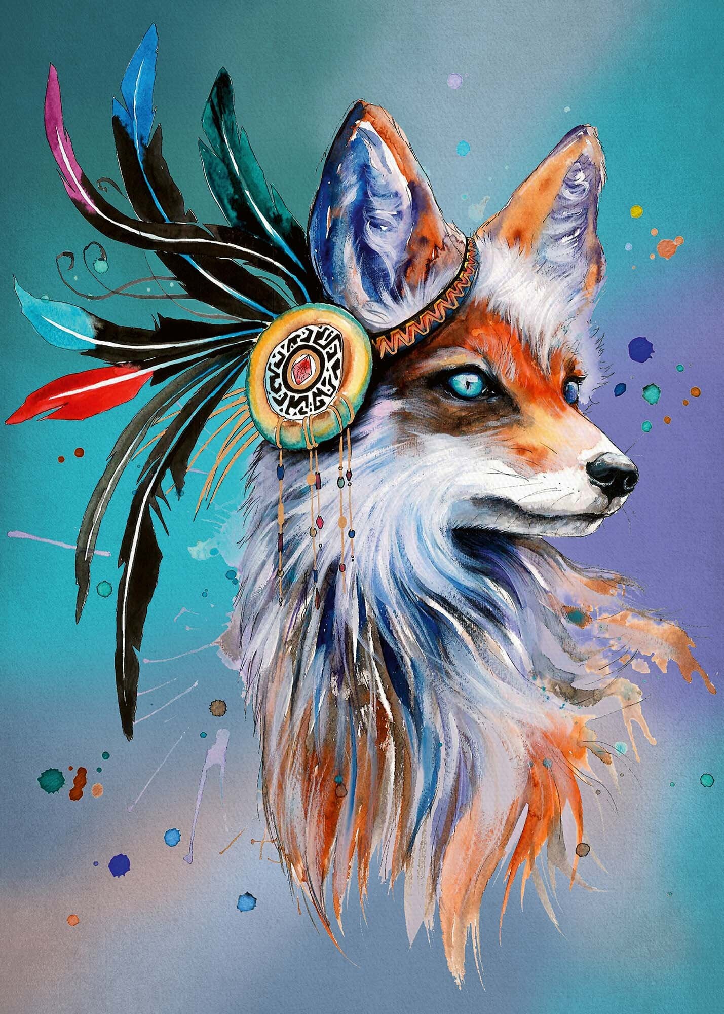 Ravensburger Palapeli, Spirit Fox 1000 palaa