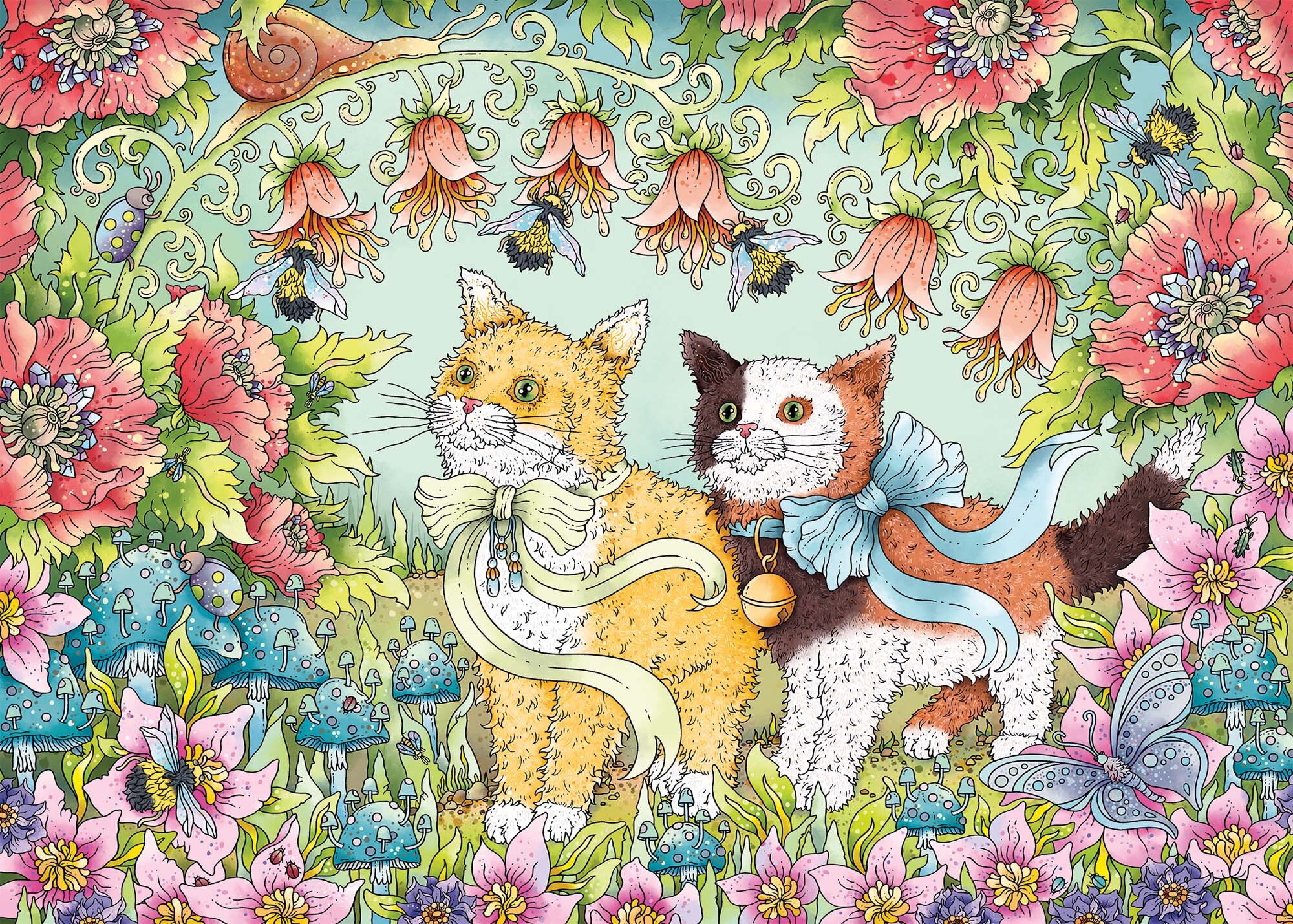 Ravensburger Palapeli, Cute Cats 1000 palaa