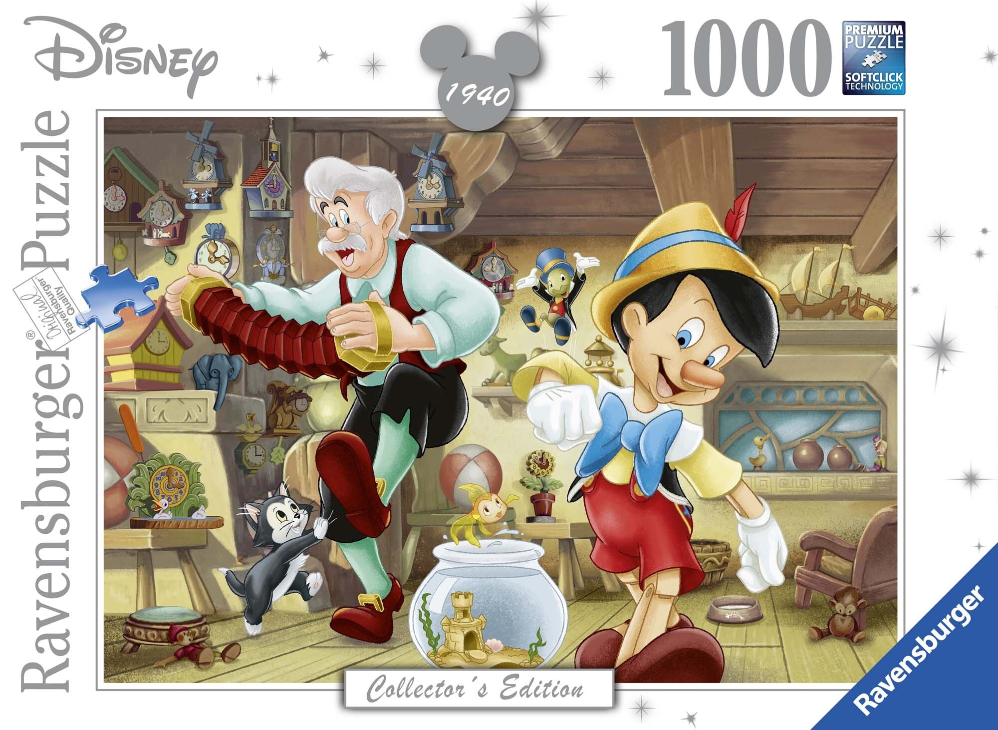 Ravensburger Palapeli, Disney - Pinocchio 1000 palaa