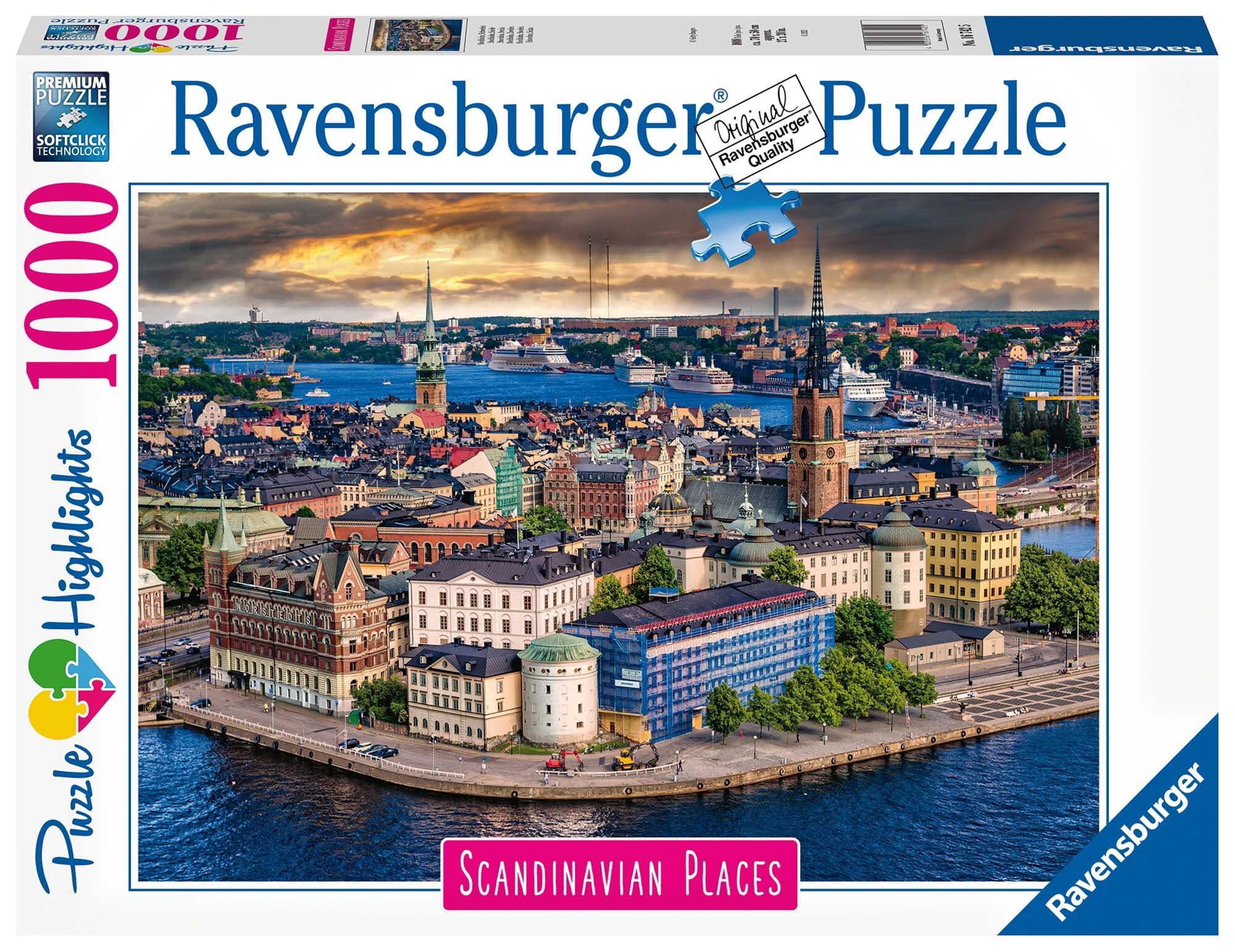 Ravensburger Palapeli, Stockholm, Sweden 1000 palaa