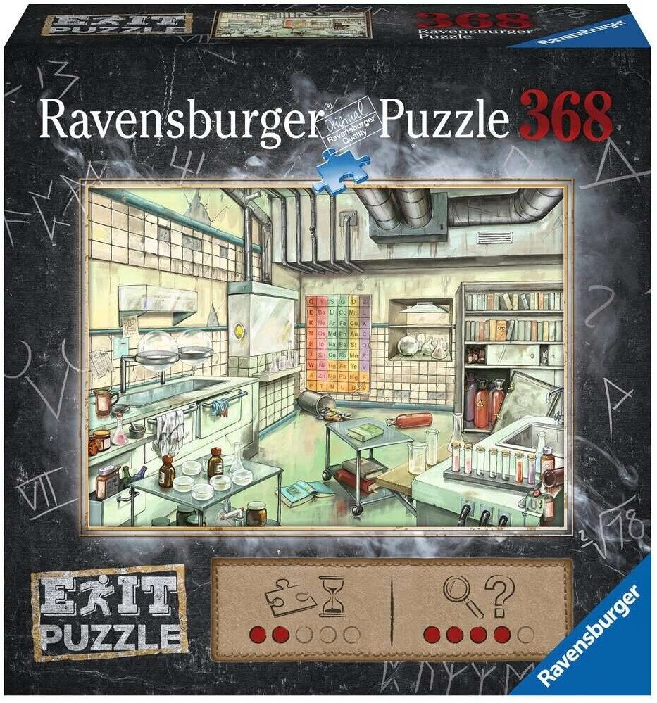 Ravensburger Palapeli, Escape - The Laboratory 368 palaa