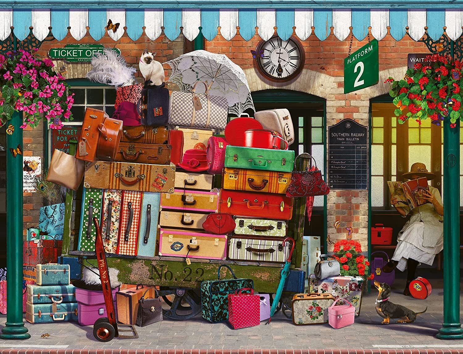 Ravensburger Palapeli, Traveling Light 2000 palaa