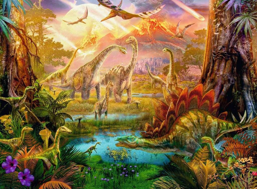 Ravensburger Palapeli, Land of the Dinosaurs 500 palaa