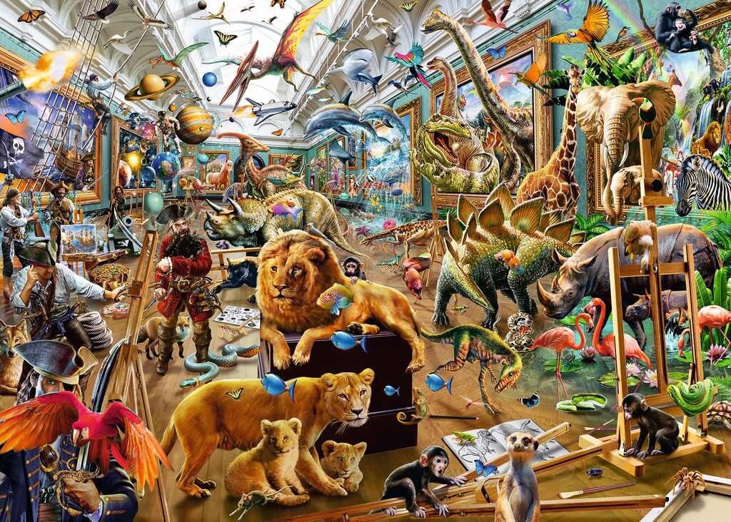 Ravensburger Palapeli - Chaos in the Gallery 1000 palaa