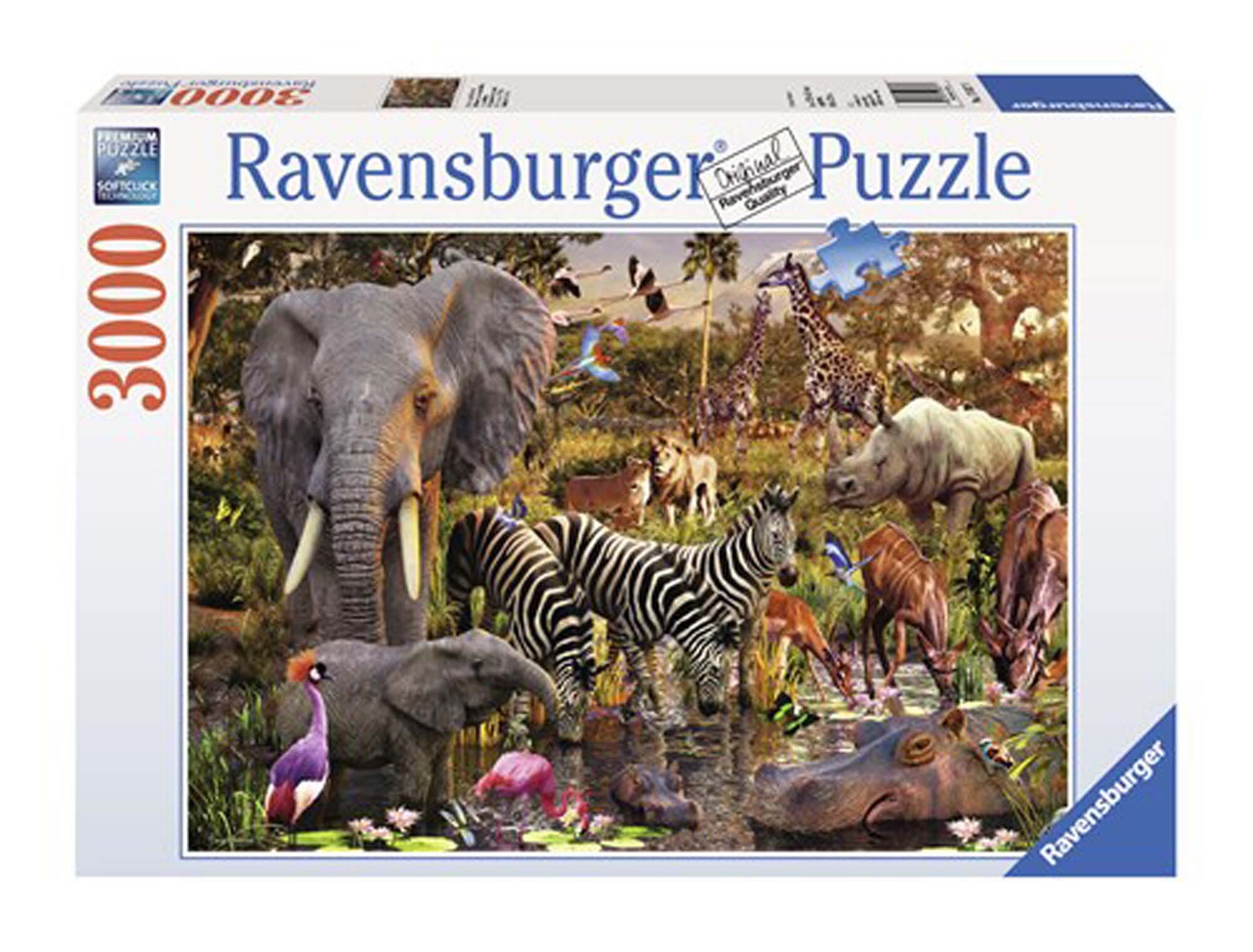 Ravensburger Palapeli, African Animals 3000 palaa