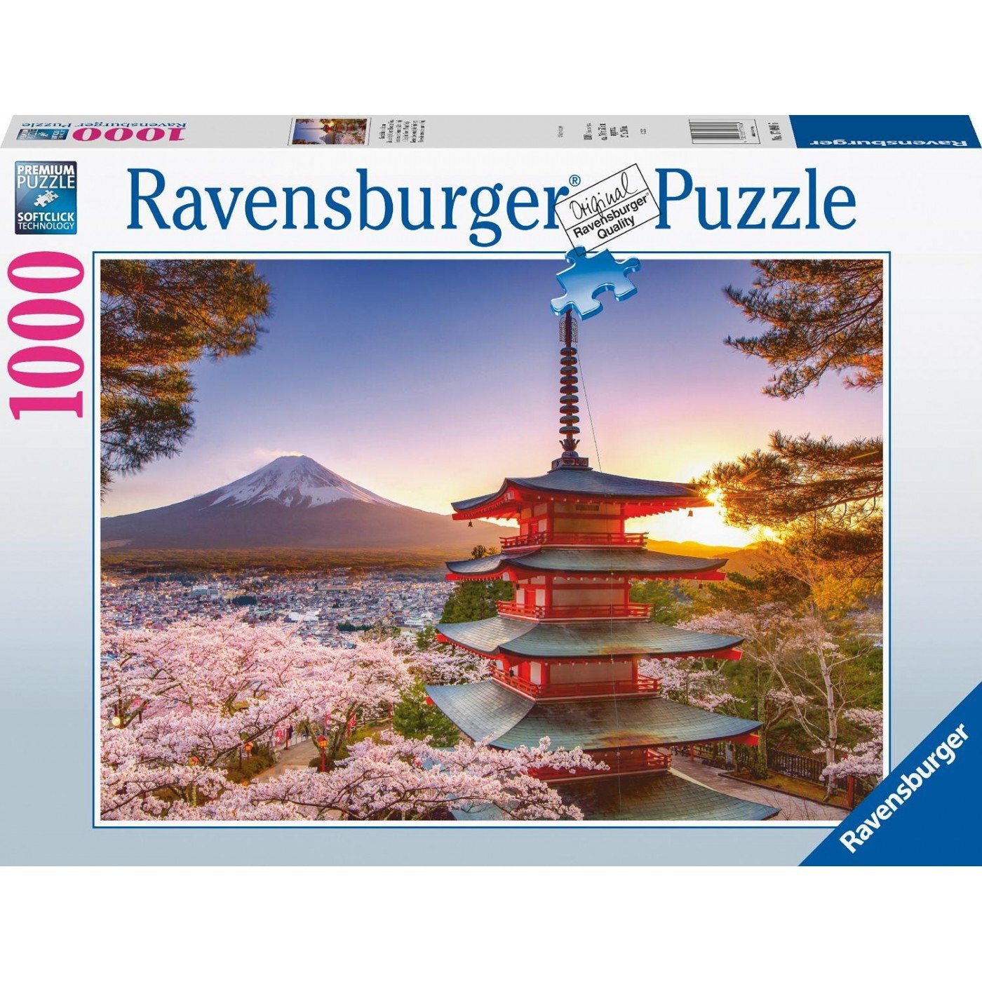 Ravensburger Palapeli - Mount Fuji Cherry Blossom View 1000 palaa