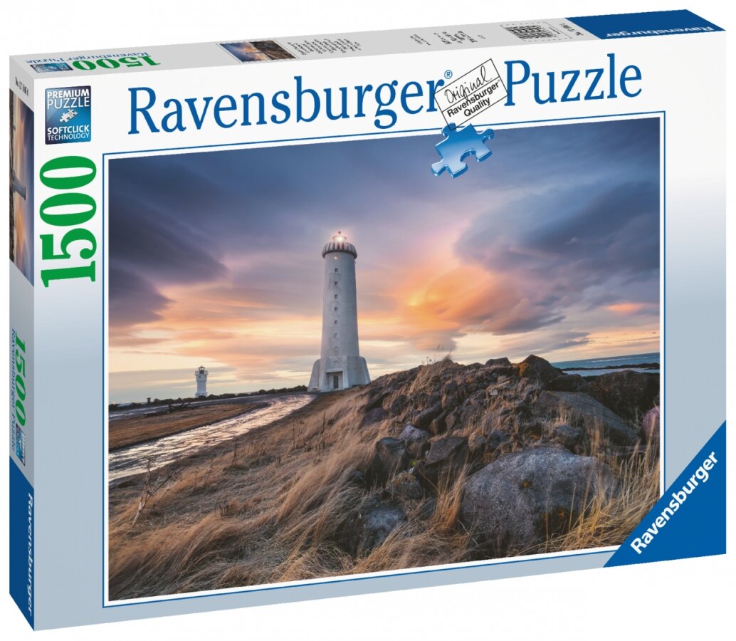 Ravensburger Palapeli, Akranes Lighthouse - Iceland 1500 palaa