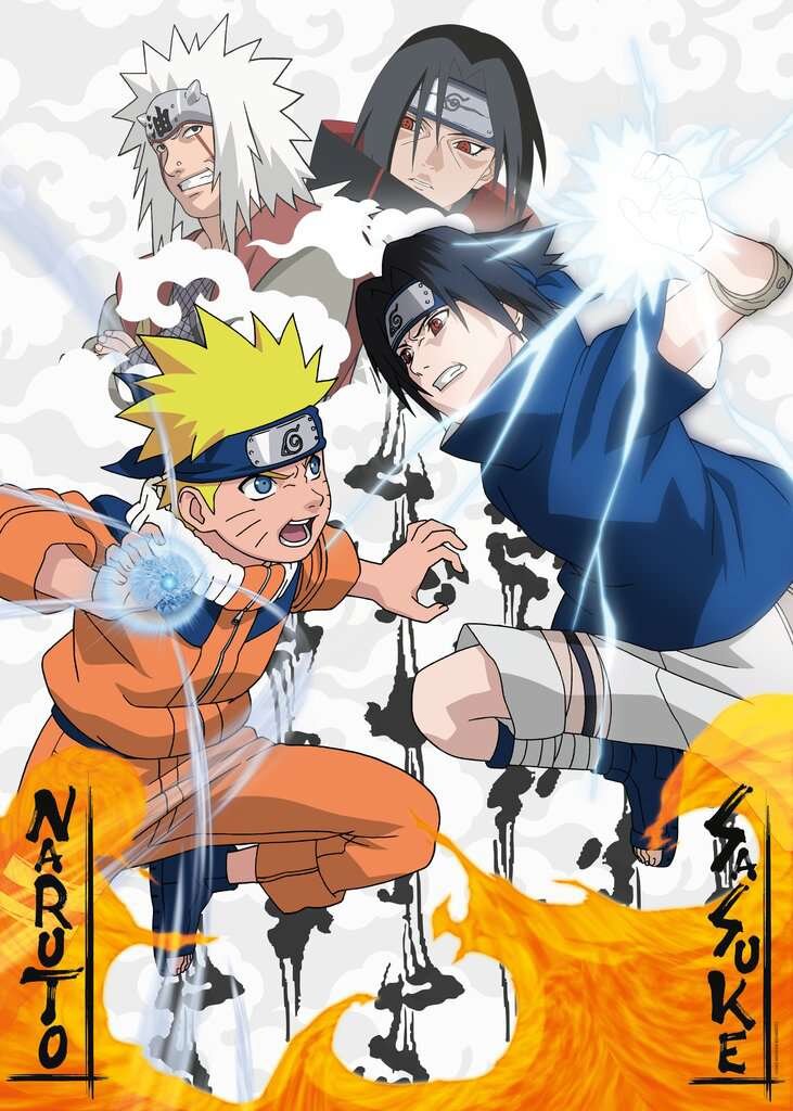 Ravensburger Palapeli - Naruto vs Sasuke 1000 palaa