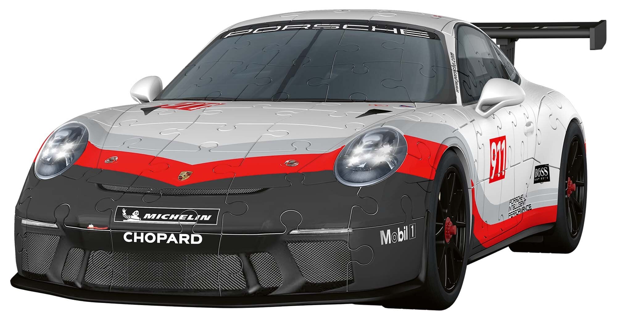 Ravensburger 3D Palapeli, Porsche GT3 Cup 108 palaa