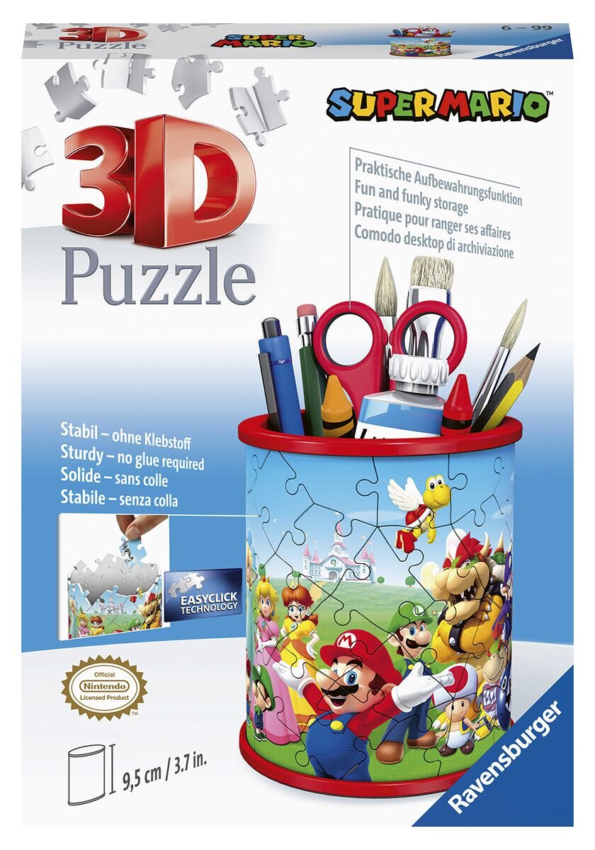 Ravensburger 3D Palapeli, Super Mario kynäteline 54 palaa