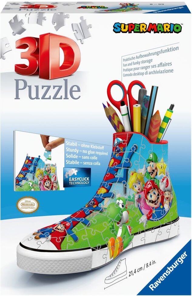 Ravensburger 3D Palapeli, Super Mario tennari 108 palaa