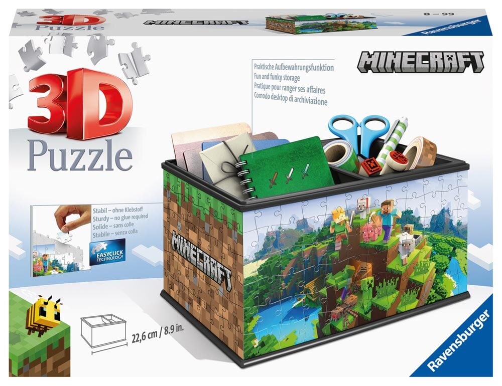 Ravensburger 3D Palapeli - Minecraft säilytyslaatikko 216 palaa