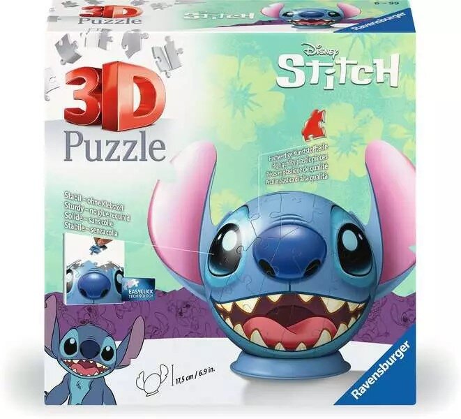 Ravensburger 3D Palapeli - Stitch 77 palaa