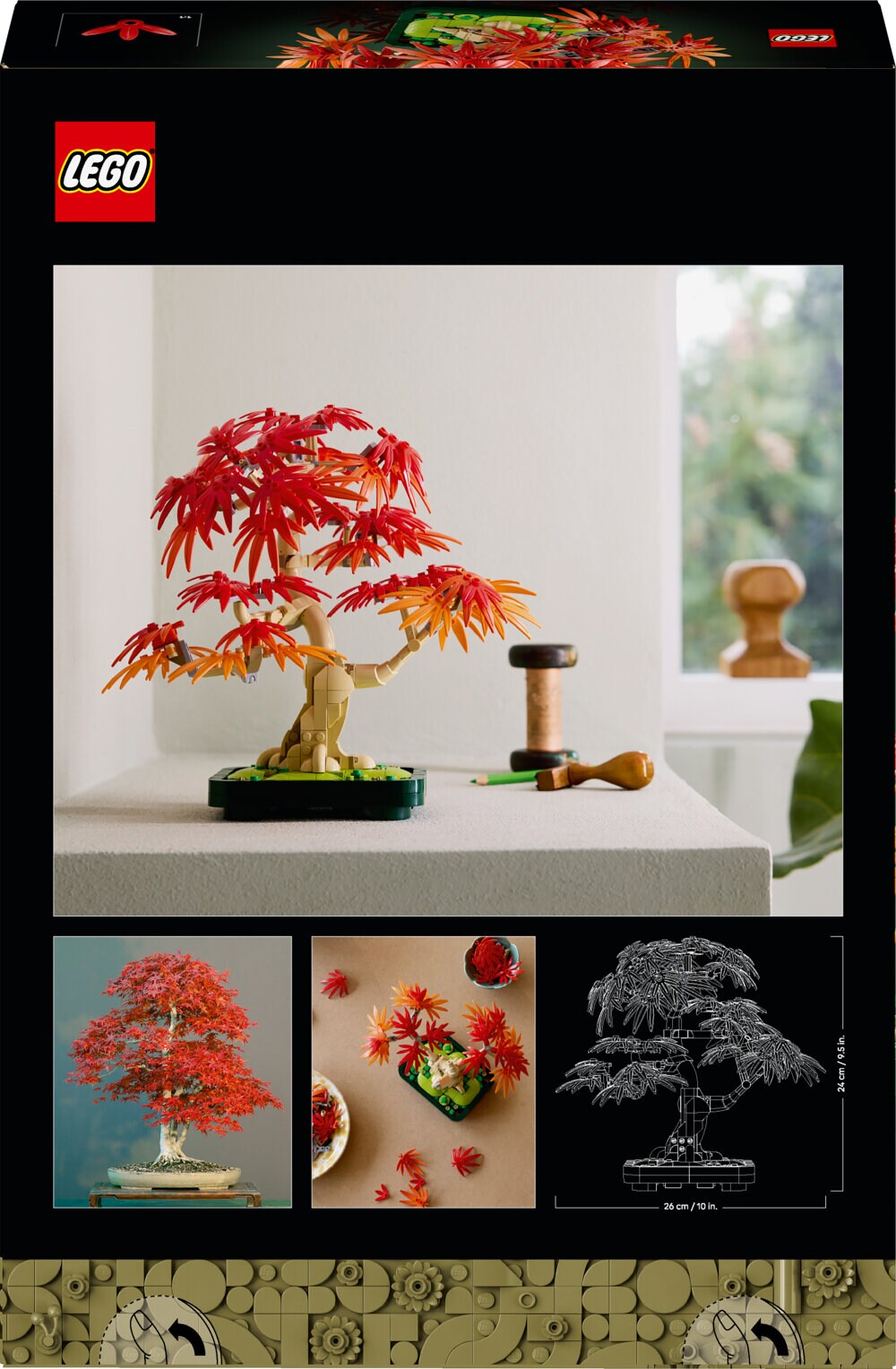 LEGO Botanicals - Punalehtinen japaninvaahtera-bonsaipuu 18+