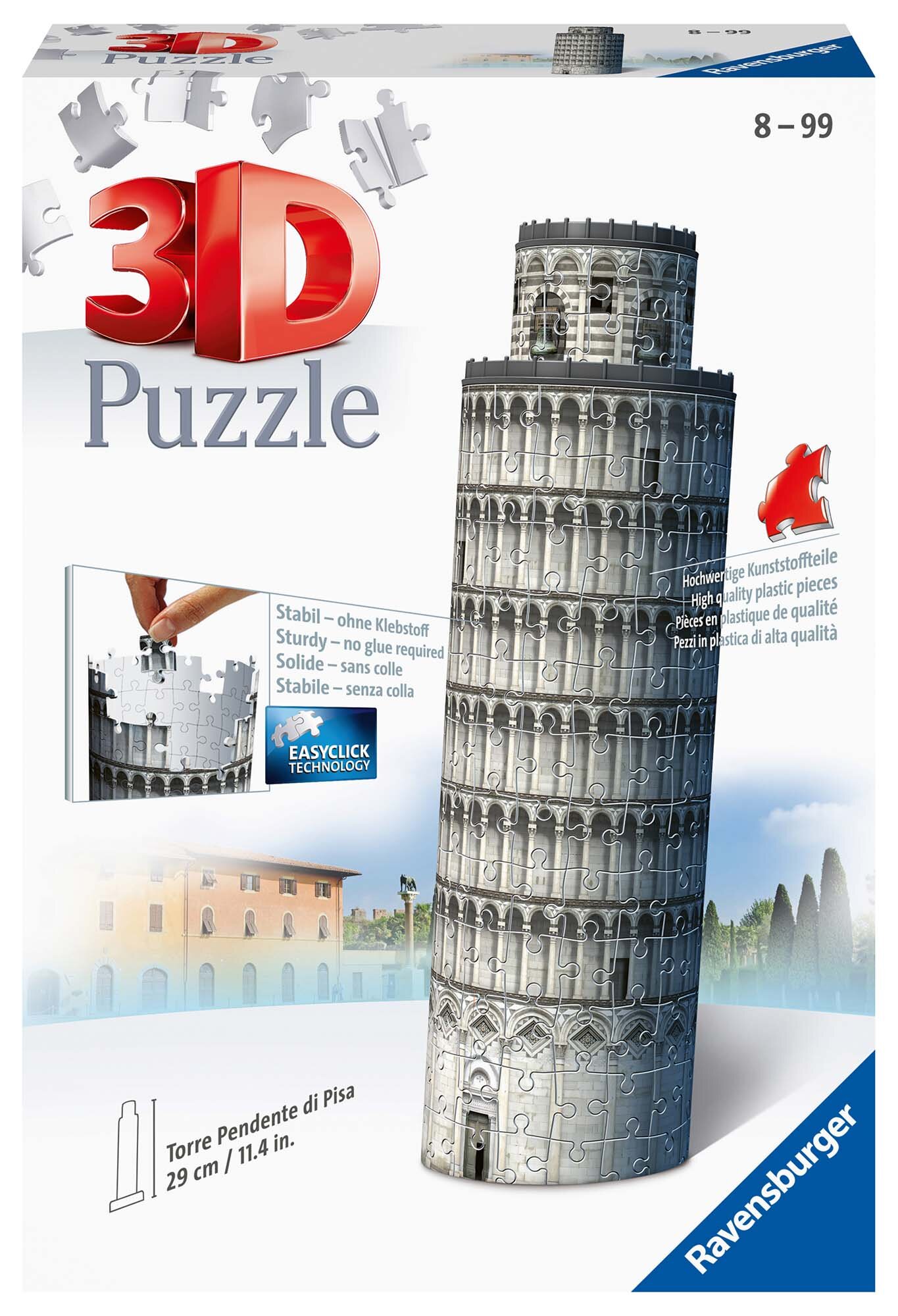 Ravensburger 3D Palapeli, Pisan kalteva torni 216 palaa