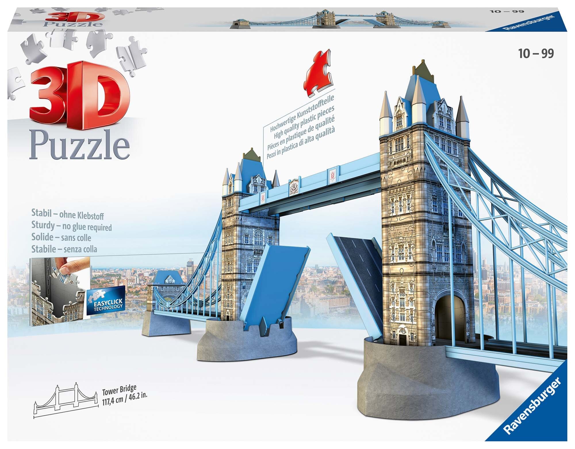 Ravensburger 3D Palapeli, Tower Bridge 216 palaa