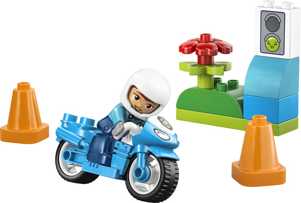 LEGO Duplo - Sininen poliisimoottoripyörä 2+
