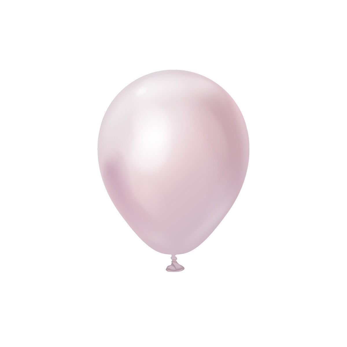 Premium Lateksipallot Pinkki Gold Chrome 13 cm 25 kpl