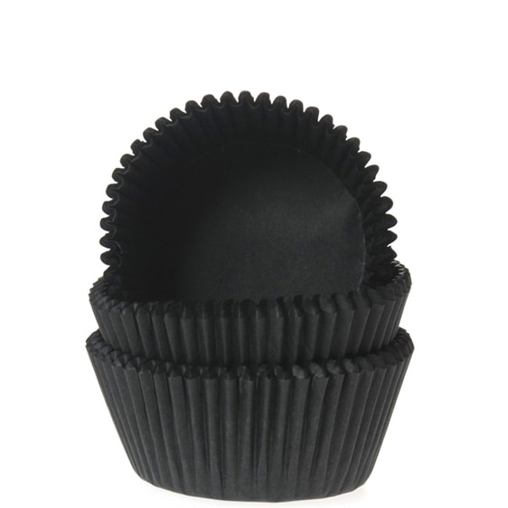 Muffinssivuoat Mini - Musta 60 kpl