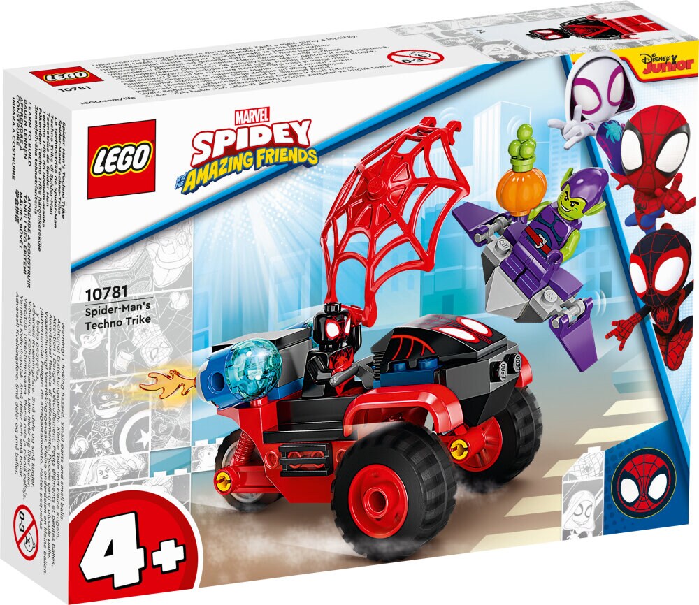 LEGO Marvel - Miles Morales: Spider-Manin Trike-moottoripyörä 4+