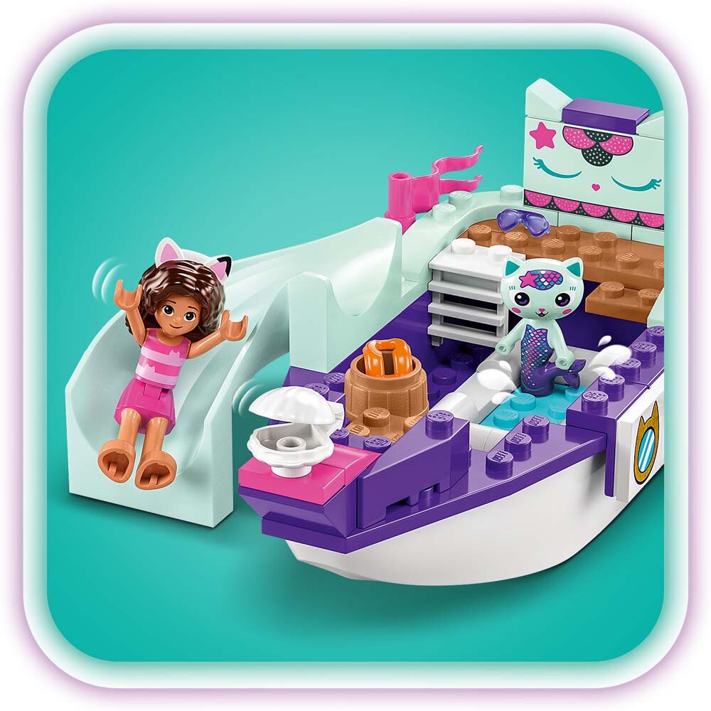 LEGO Gabby's Dollhouse - Gabbyn ja Merikatin laiva ja kylpylä 4+