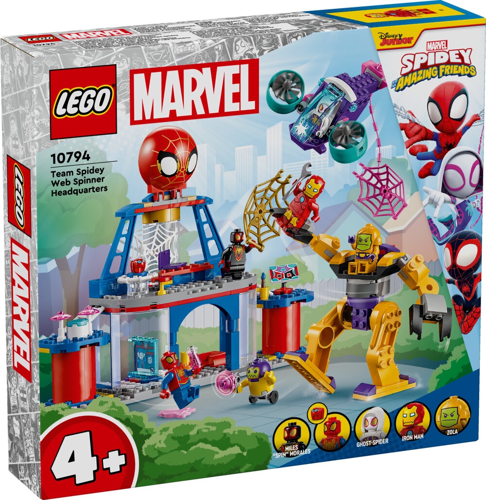 LEGO Marvel - Spidey-tiimin päämaja 4+