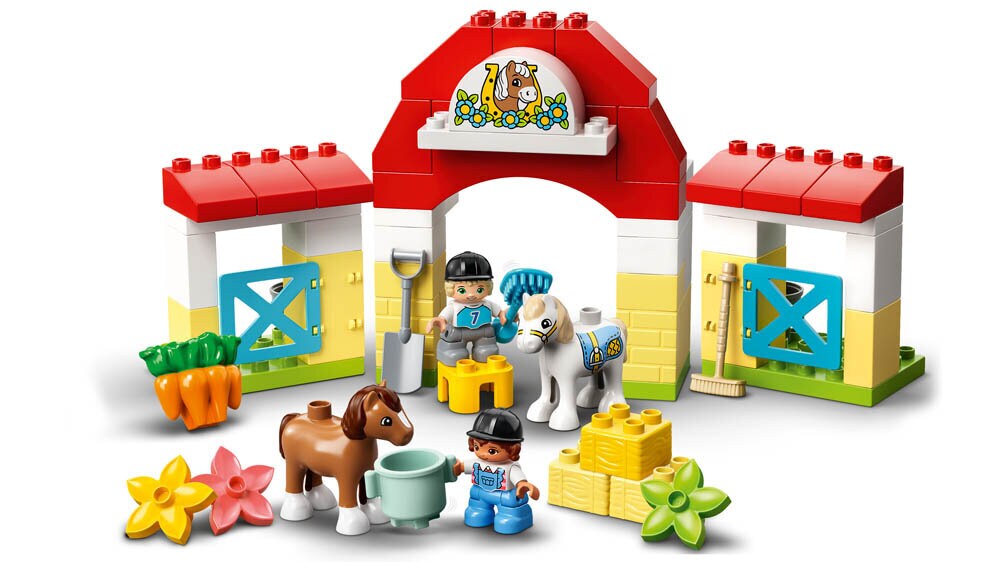 LEGO Duplo, Hevostalli ja hoitoponit 2+