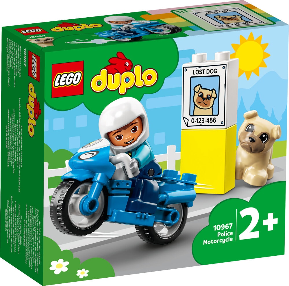 LEGO Duplo - Poliisimoottoripyörä 2+
