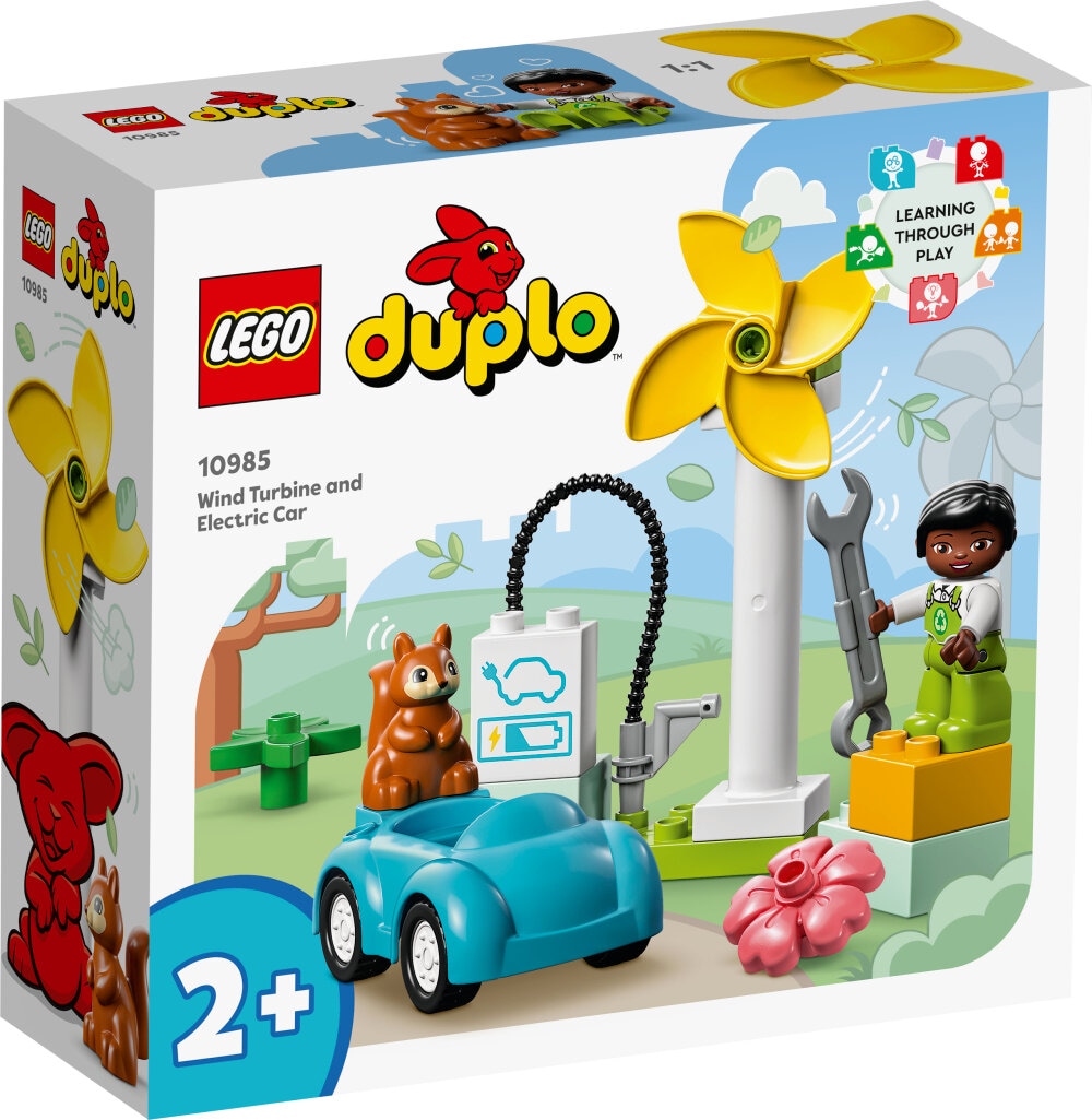 LEGO Duplo - Tuulivoimala ja sähköauto 2+